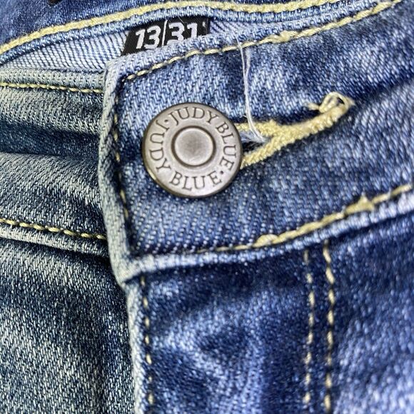 Judy Blue Boyfriend Fit Jeans Womens 13/31 Stretch Denim Lt Wash JB82335LT - Picture 5 of 16